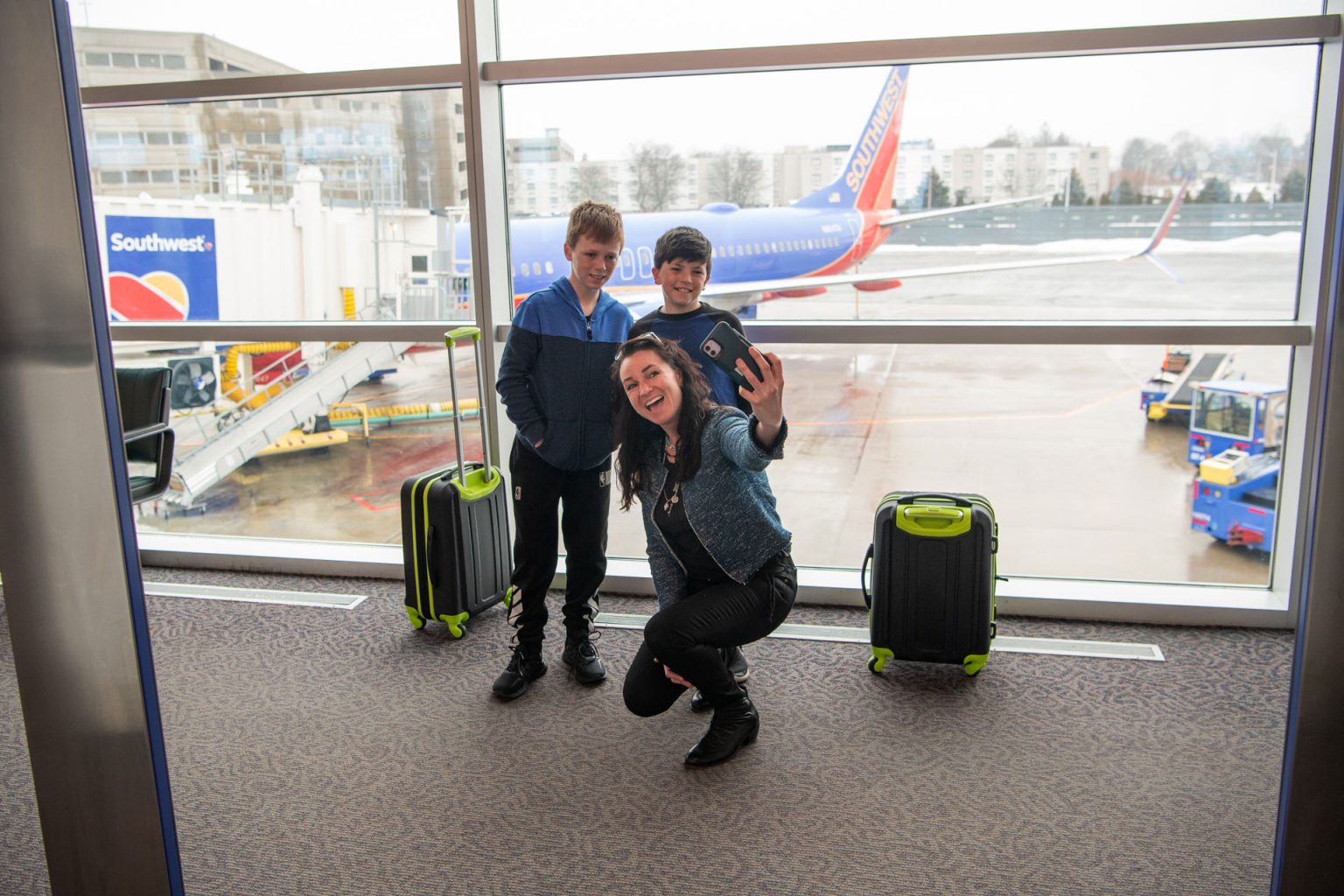 Selfie-at-PVD-airport